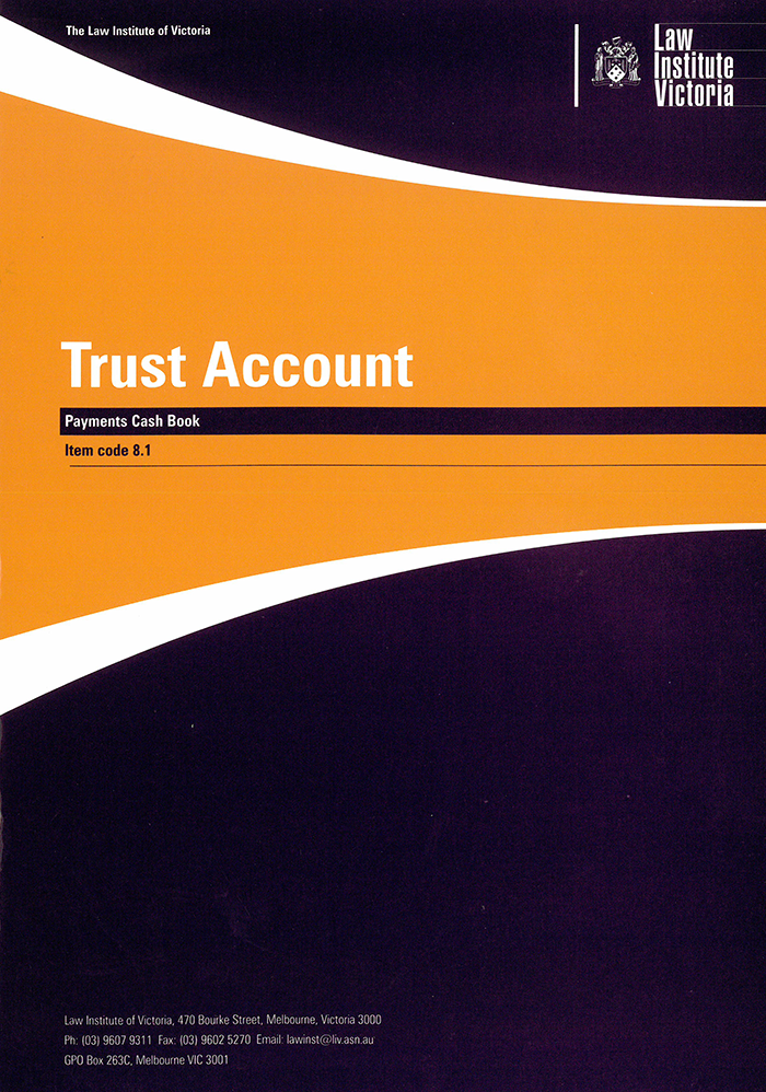 8.1 Trust Account Payments Cash Book: UGR 45