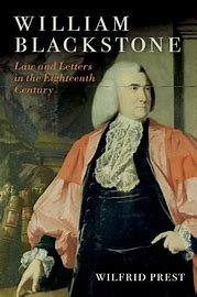 William Blackstone: Law & Letters in the 18th Century (softc