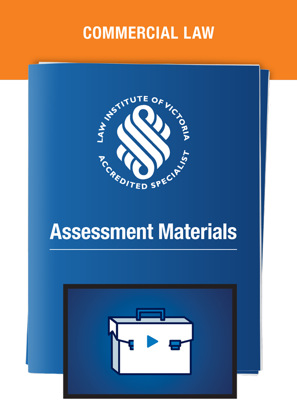 Commercial Law - Assessment Material Pack (2025 edition)