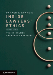 Parker and Evans's Inside Lawyers' Ethics e4