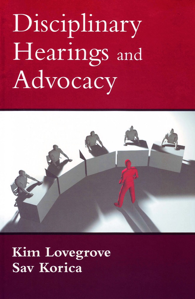 Disciplinary Hearings and Advocacy