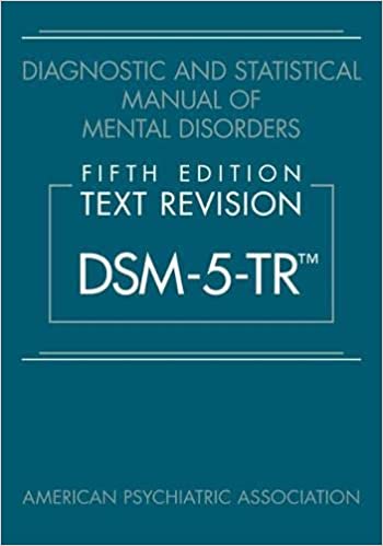 Diagnostic and Statistical Manual of Mental Disorders 5/e TR