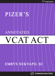 Pizer's Annotated VCAT Act e7