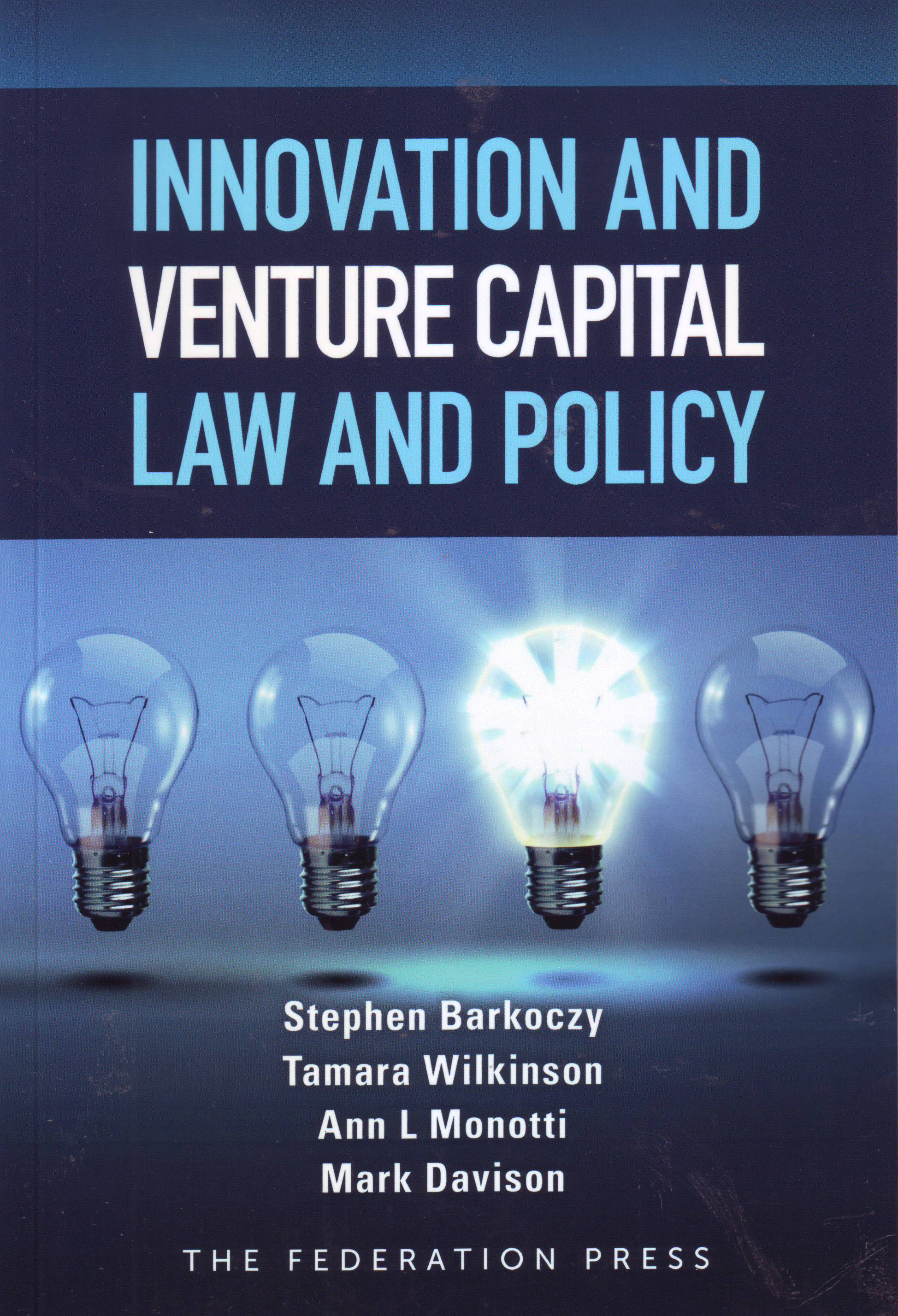 Innovation and Venture Capital Law and Policy