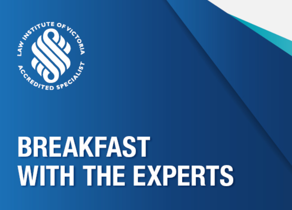 Commercial Litigation: Breakfast with the Experts