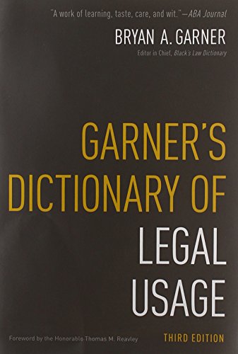 Garner's Dictionary of Legal Usage e3