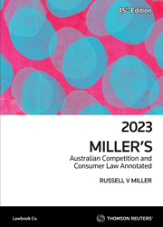 Miller's Australian Competition and  Consumer Law