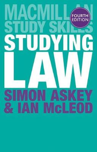 Studying Law MacMillan Study Skills