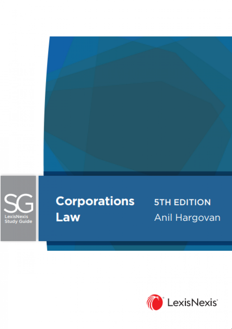 Corporations Law e5 (LexisNexis Study Guide)