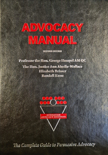 Advocacy Manual E2 | Law Books