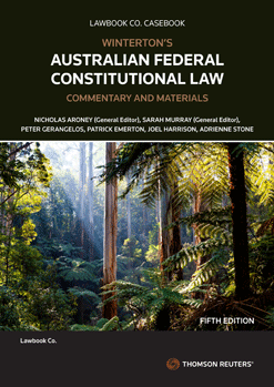 Winterton's Australian Federal  Constitutional Law e5