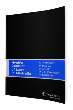 Nygh’s Conflict of Laws in Australia e10 (softcover)