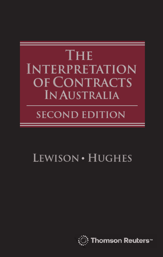 The Interpretation of Contracts in Australia e2