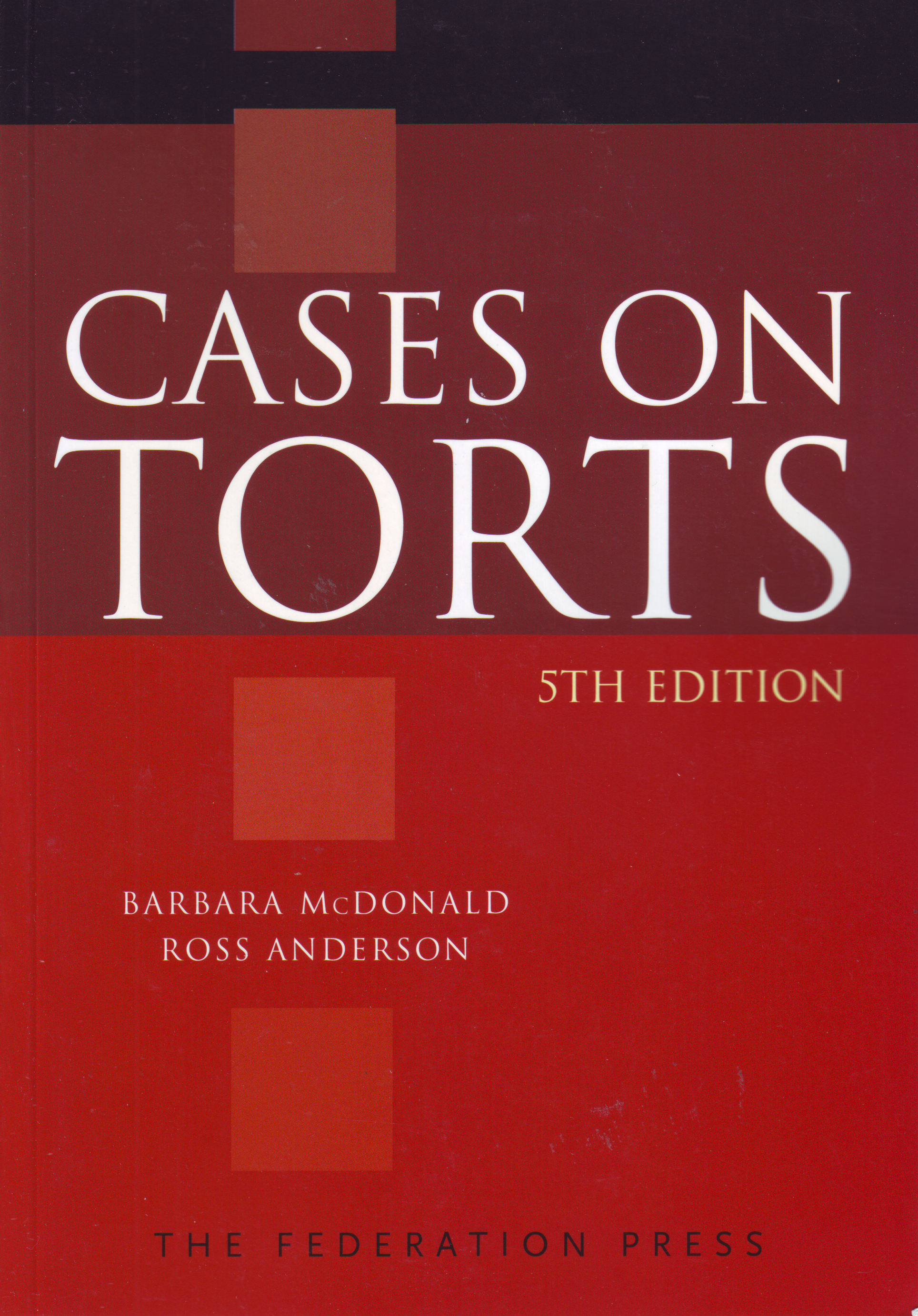 Cases on Torts 5e