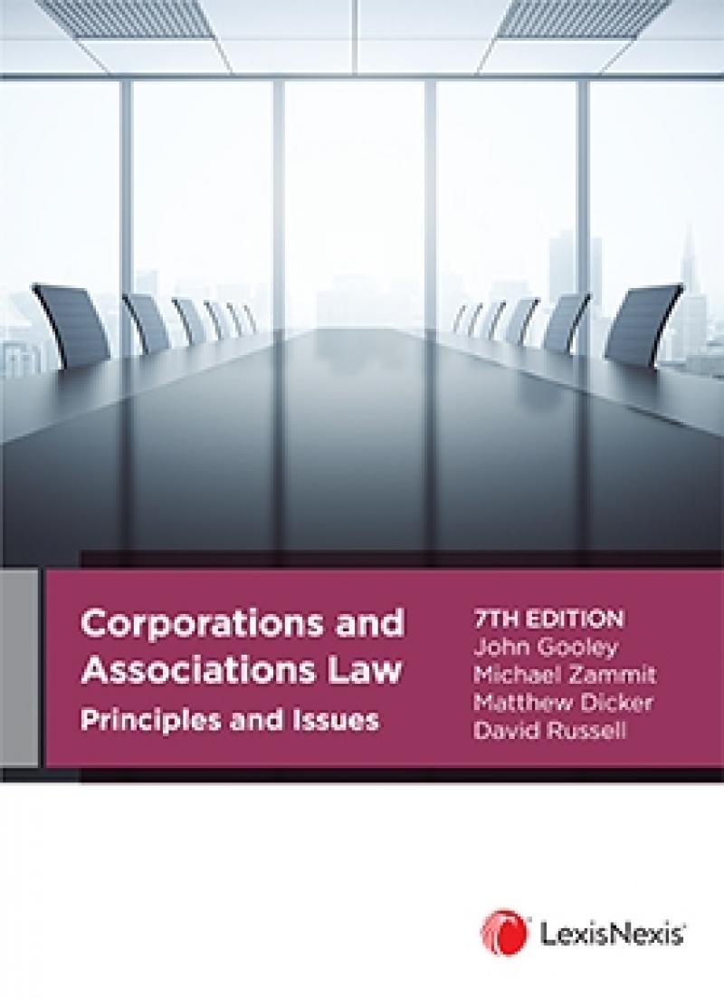 Corporations and Associations Law  Principles and Issues e7