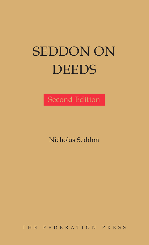 Seddon on Deeds e2