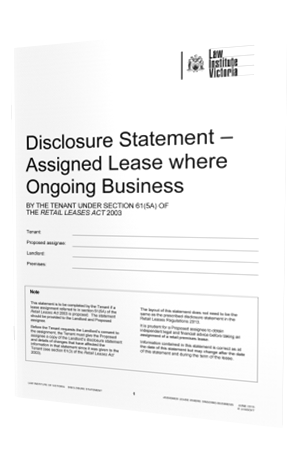 5.4D (Pack of 10) Retail Disclosure Statement Schedule 4