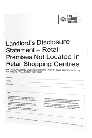 5.4A (Pack of 10) Retail Disclosure Statement Schedule 1