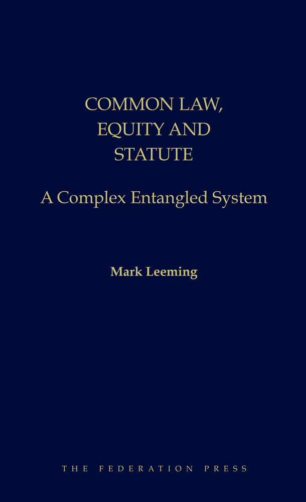 Common Law, Equity and Statute