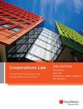 Corporations Law: A Custom Publication for Melbourne Law Sch