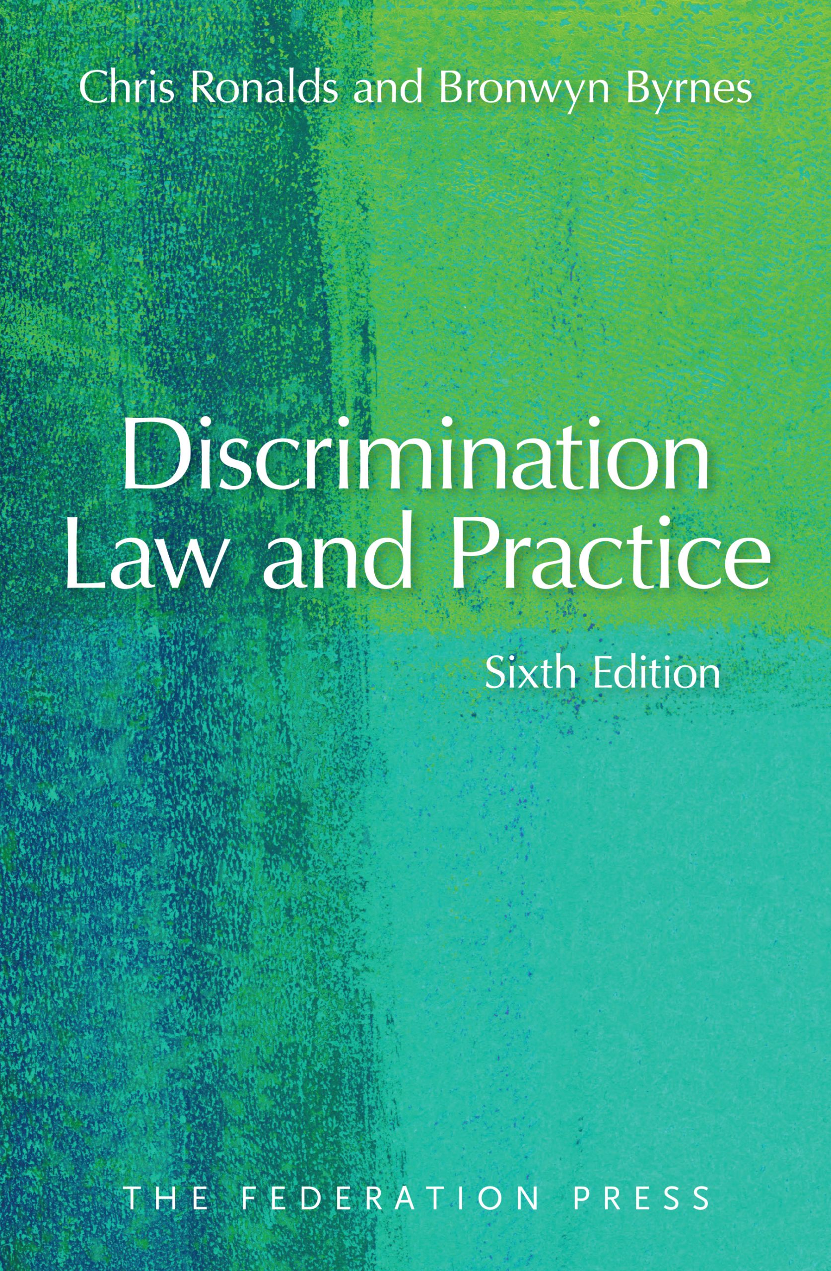 Discrimination Law and Practice e6